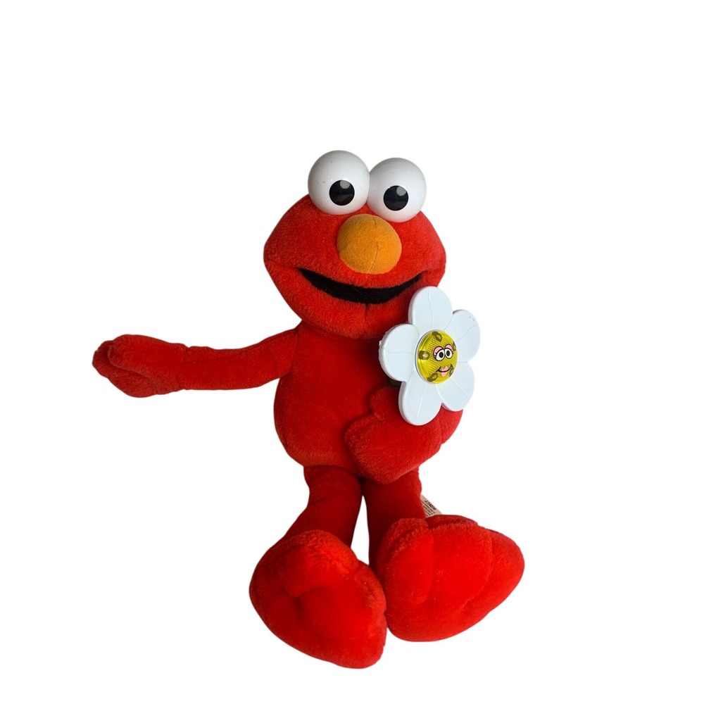 Vintage Fisher Price Sesame Street Talking Elmo Loves You Plush Toy 2003 Works